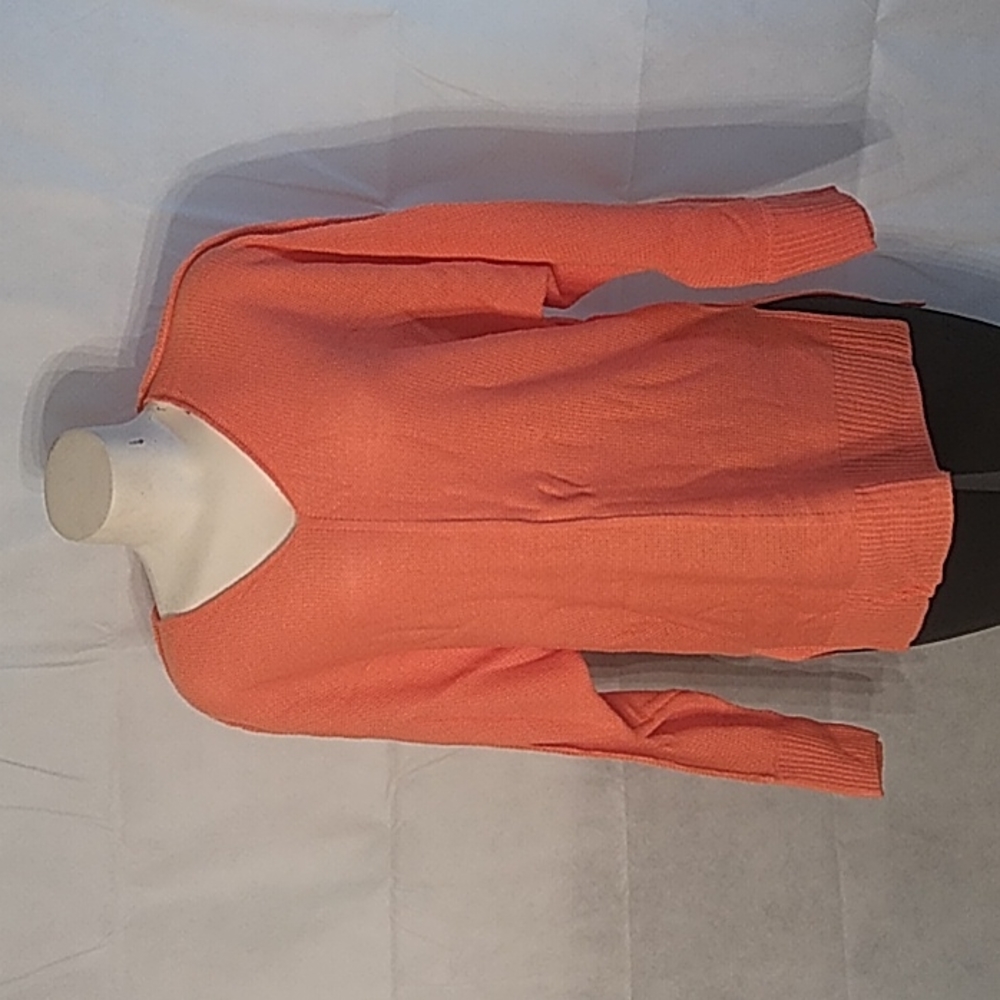 Zenana premium womens aria dolman deep coral knit sweater large